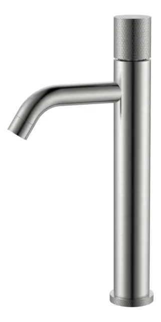 Boheme Stick Touch Смеситель для раковины высота излива 20,6 см, без д/к, цвет: nickel brush 122-NB.2