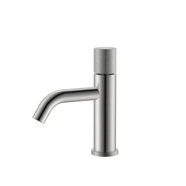 Boheme Stick Spirale Смеситель для раковины длина излива 13,5 см, без дк, цвет: nickel brush 121-NB.4