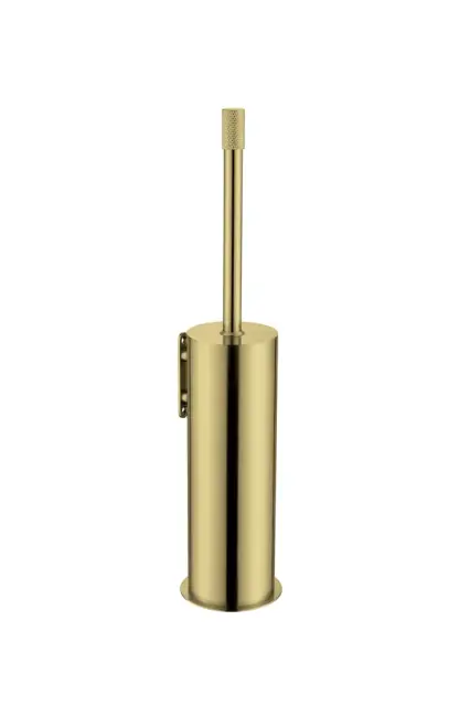 Boheme Uno Ершик для унитаза подвесной с латунной колбой, цвет: matt gold 10984-MG