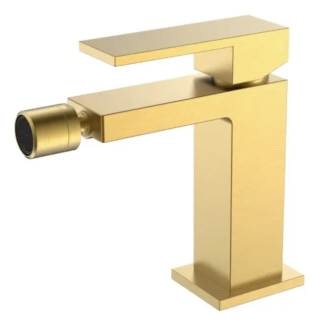 Boheme Qubic Смеситель для биде, без донного клапана, цвет: matt gold 476-MG
