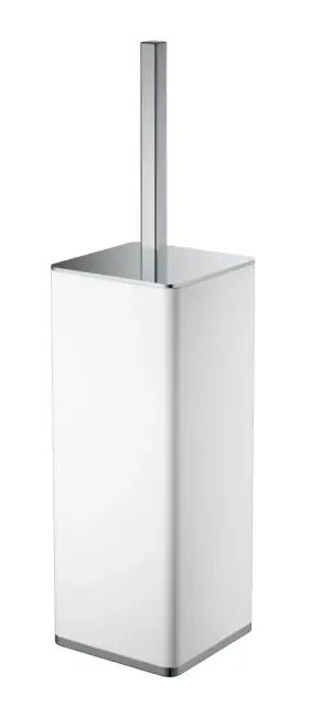 Boheme Ершик для унитаза напольный с керамической колбой, цвет: chrome 10949-W-CR