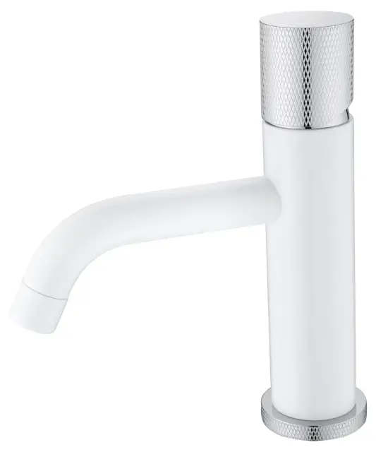 Boheme Stick Touch Смеситель для раковины длина излива 13,5 см, без дк, цвет: white/chrome 121-WCR.2
