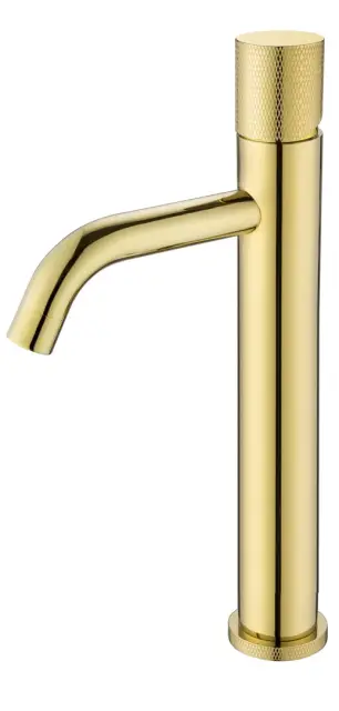 Boheme Stick Touch Смеситель для раковины высота излива 20,6 см, без донного клапана, цвет: gold 122-GG.2