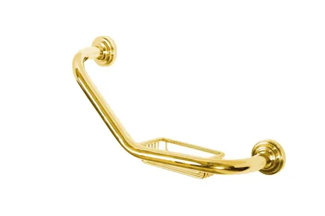 Boheme Imperiale Поручень для ванны с мыльницей, подвесной, 41 см, цвет: gold 10422