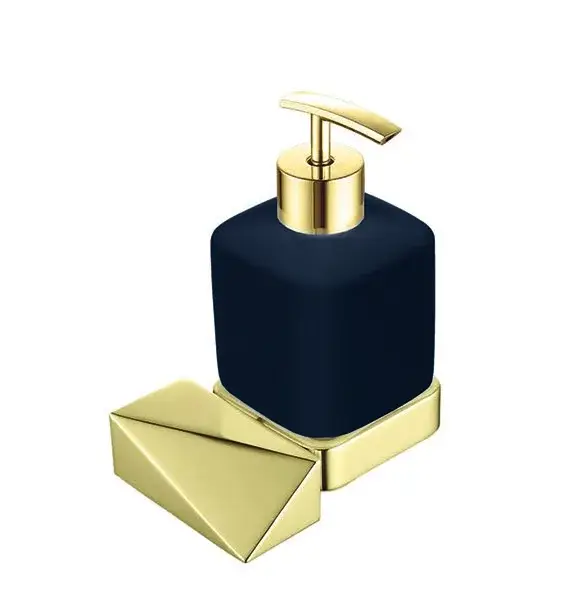 Boheme New Venturo Дозатор для жидкого мыла, подвесной, керамическая колба, цвет: gold 10317-G-B
