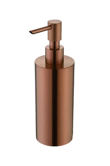 Boheme Uno Дозатор жидкого мыла, настольный, латунная колба, цвет: copper brushed 10980-CB