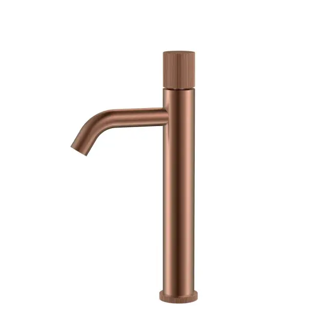 Boheme Stick Linea Смеситель для раковины высокий, без д/к, излив 13,5 см, цвет: copper brushed 122-CB.3
