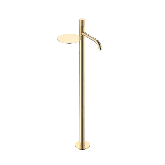 Boheme Stick Touch Смеситель для раковины напольный, полка, излив 25,8 см, цвет: gold 120-GG.2