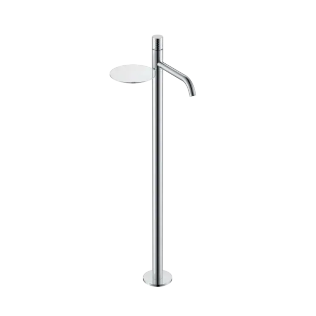 Boheme Stick Diamond Смеситель для раковины напольный, полка, излив 25,8 см, цвет: chrome 120-CRCR