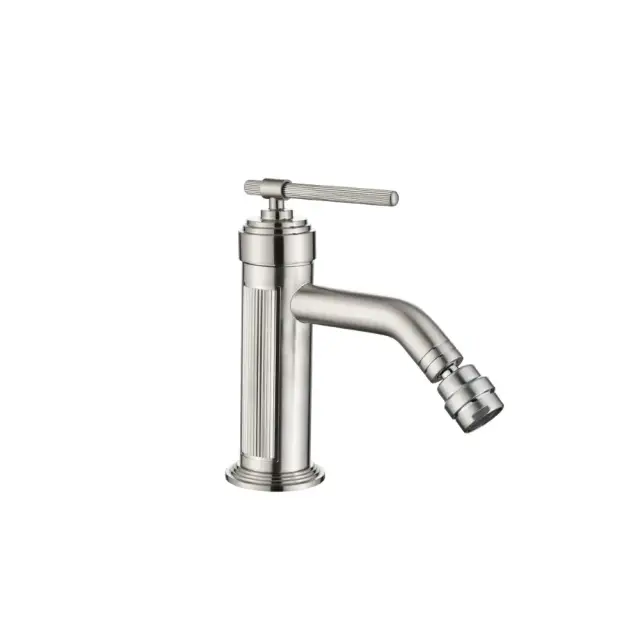 Boheme Eterna Смеситель для биде без донного клапана, излив 13 см, цвет: nickel brush 176-NB