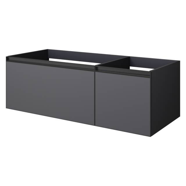 QUATRO 2 120см (80+40) тумба ANTHRACITE профиль ANTHRACITE