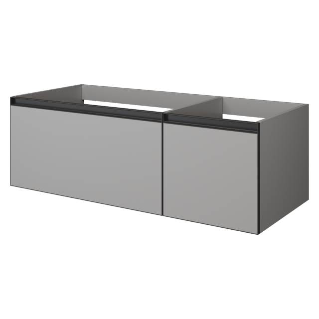 QUATRO 2 120см (80+40) тумба LUNA профиль ANTHRACITE