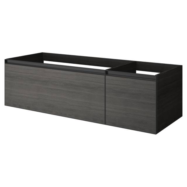 QUATRO 2 140см (100+40) тумба OAK ANTHRACITE профиль ANTHRACITE