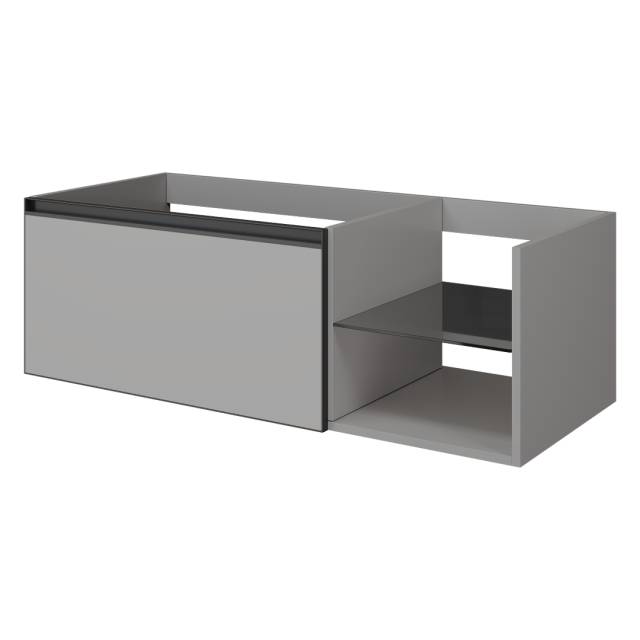 QUATRO 6 120см (80+40) тумба LUNA профиль ANTHRACITE