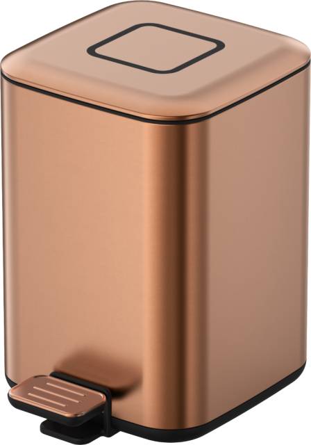 Ведро квадратное Brushed Bronze