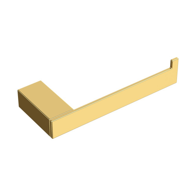 Держатель для туалетной бумаги без крышки Qubic Gold