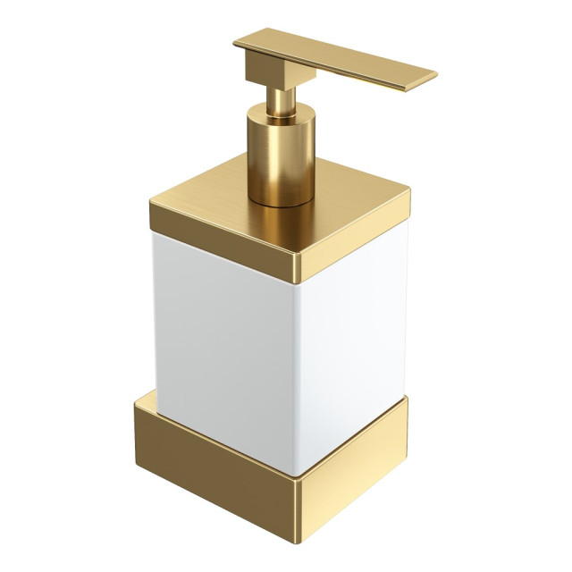 Диспенсер настенный Qubic Matt Gold