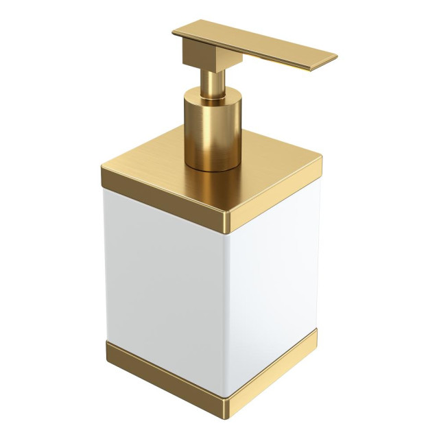 Диспенсер настольный Qubic Matt Gold