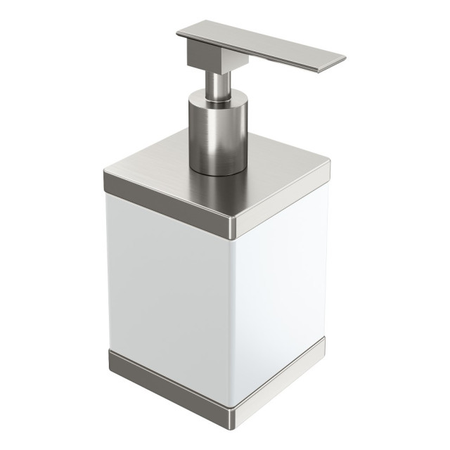 Диспенсер настольный Qubic Nickel Brush