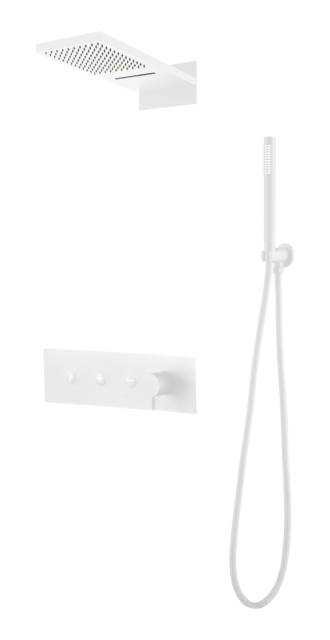 Душевая система скрытого монтажа Boheme Fusion Matt White