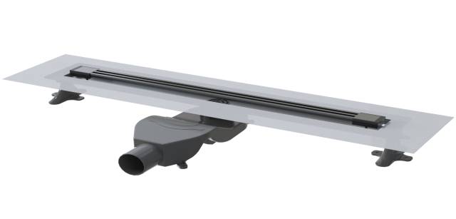 Душевой лоток B&T INFINITY 80см, нерж.сталь GUN METAL