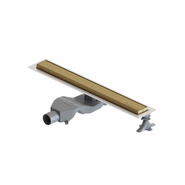 Душевой лоток Premium Linear 60см, нерж.сталь МАТ. ЗОЛОТО