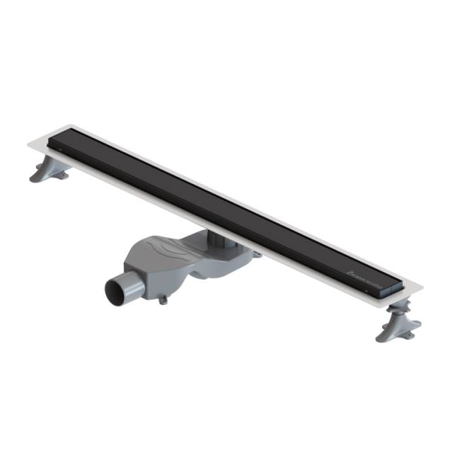 Душевой лоток Premium Linear 80см, нерж.сталь ЧЕРНЫЙ