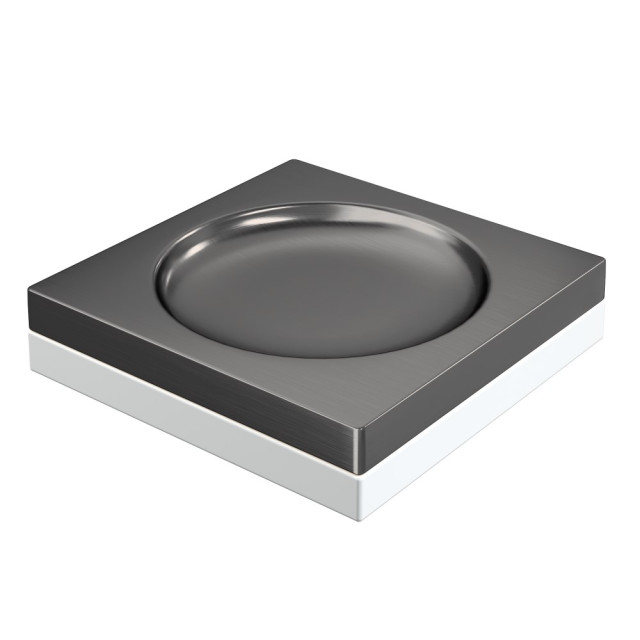 Мыльница квадратная Qubic Gun Metal