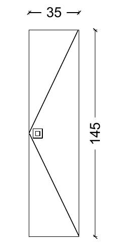 Пенал LUCIDO Бронзированный коричневый 304005