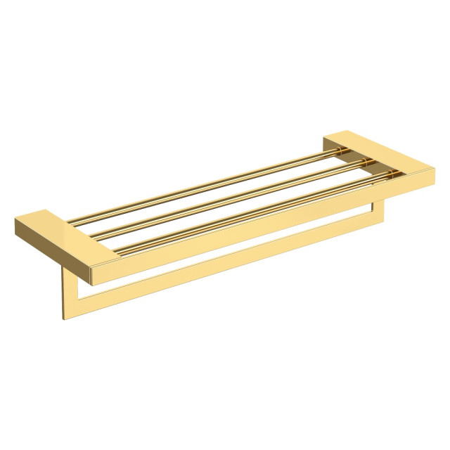 Полка для полотенец Qubic Gold