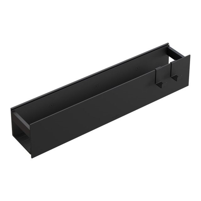 Полка настенная 60см Black + 2 крючка