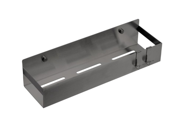 Полка подвесная + 2 крючка GUN METAL