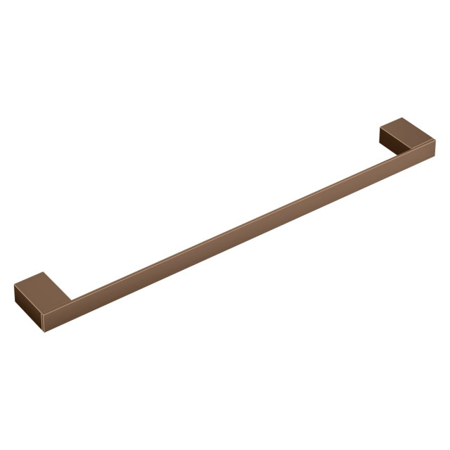 Полотенцедержатель длинный Qubic Brushed Bronze