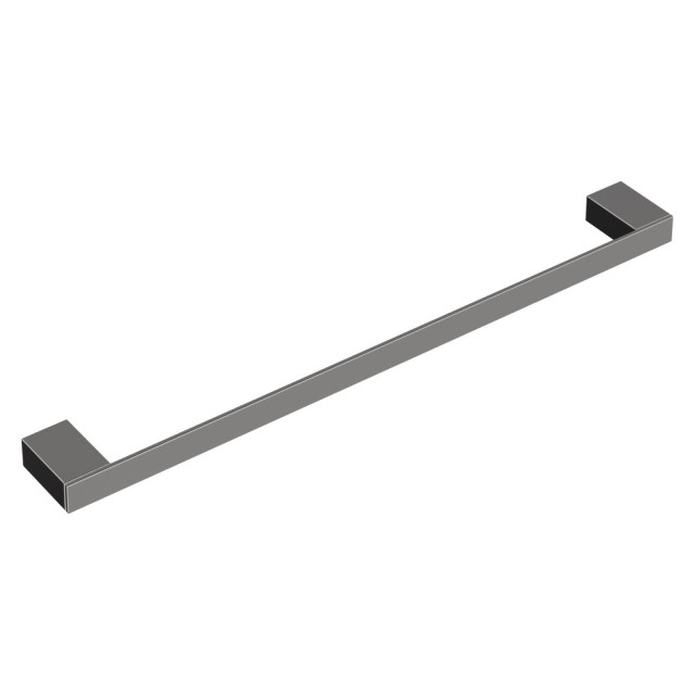 Полотенцедержатель длинный Qubic Shine Gun Metal