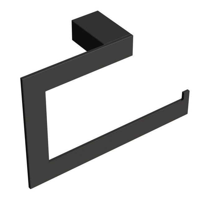 Полотенцедержатель кольцо Qubic Black