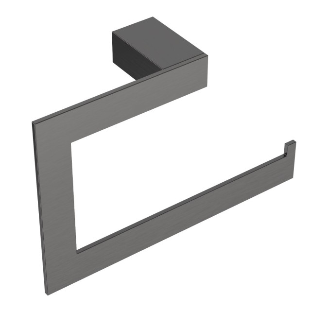 Полотенцедержатель кольцо Qubic Gun Metal