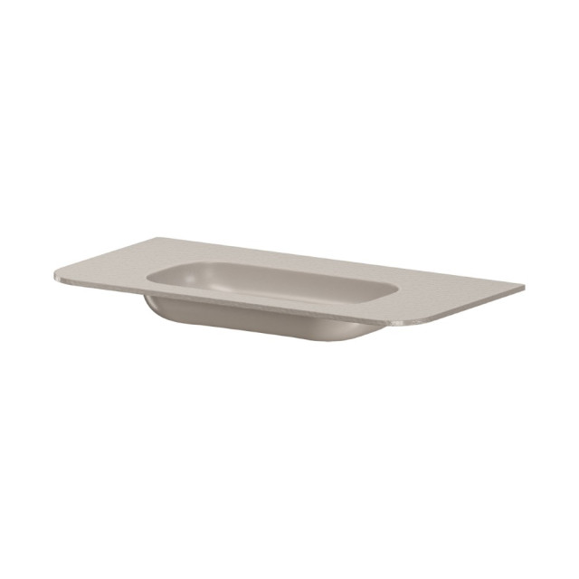 Раковина моноблок VOI 100см STONE FINISH CASHMERE