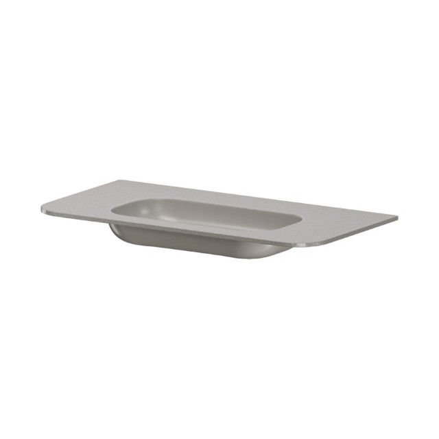 Раковина моноблок VOI 100см STONE FINISH STONE GREY