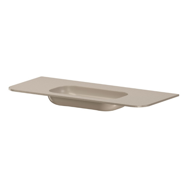Раковина моноблок VOI 120см STONE FINISH DAPHNE