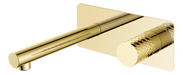 Смеситель STICK из стены DIAMOND GOLD