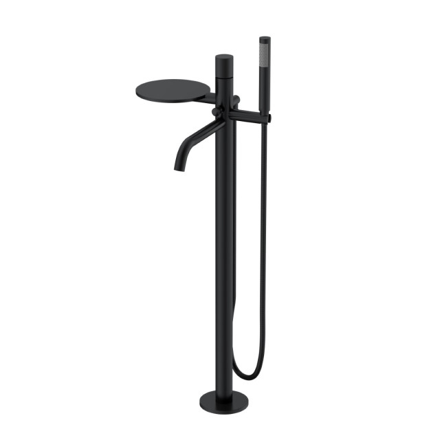 Смеситель STICK напольный BLACK SPIRALE