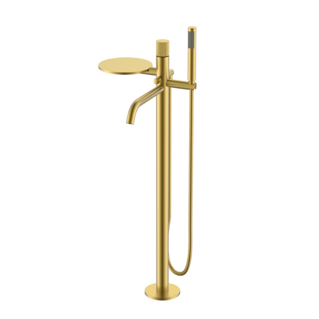Смеситель STICK напольный Matt Gold LINEA