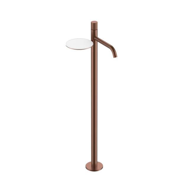 Смеситель STICK напольный для умыв. BRUSHED BRONZE SPIRALE