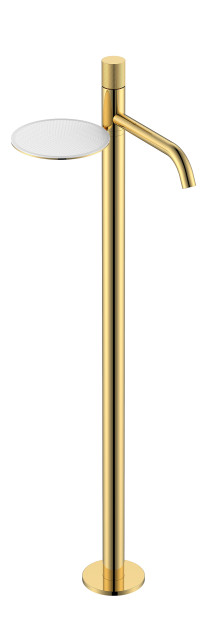 Смеситель STICK напольный для умыв. GOLD SPIRALE