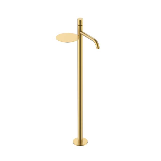 Смеситель STICK напольный для умыв. Matt Gold с ручкой DIAMOND