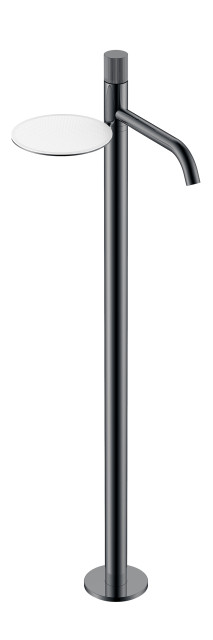Смеситель STICK напольный для умыв. SHINE GUN METAL LINEA