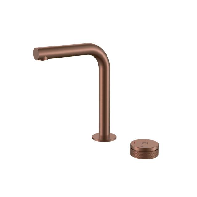 Смеситель автоматический для раковины на 2 отв. TECH Brushed Bronze