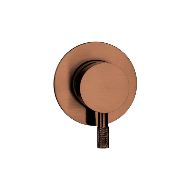Смеситель встраиваемый однорычажный UNO BRUSHED BRONZE