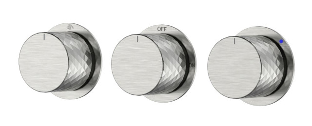 Смеситель встроенный STICK DIAMOND NICKEL BRUSH 3-х проходной