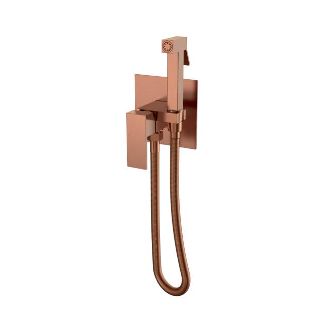 Смеситель гигиенический Qubic Copper Brushed